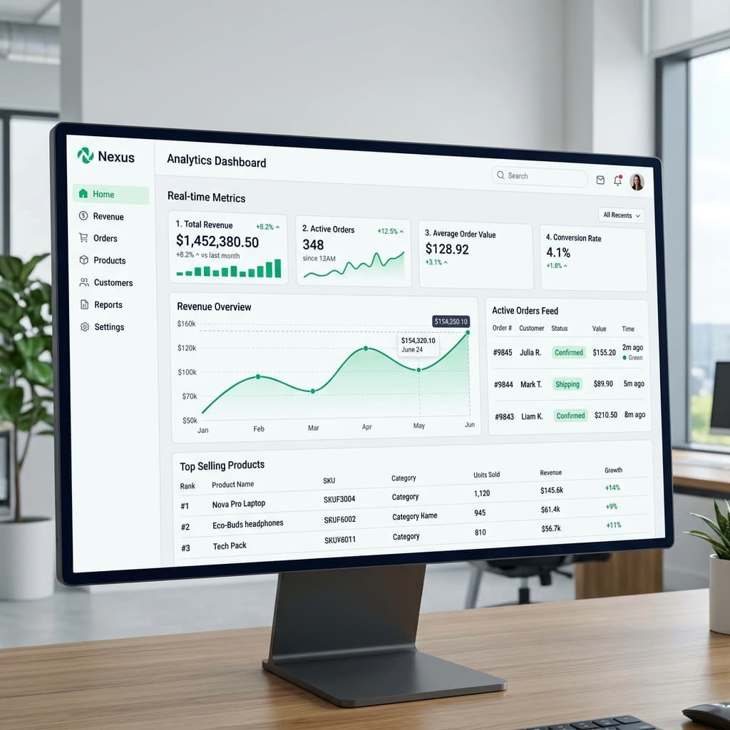 SmartStore HQ Live Dashboard