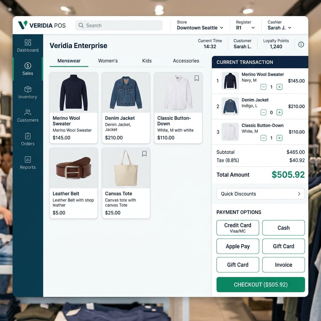POS Management Interface