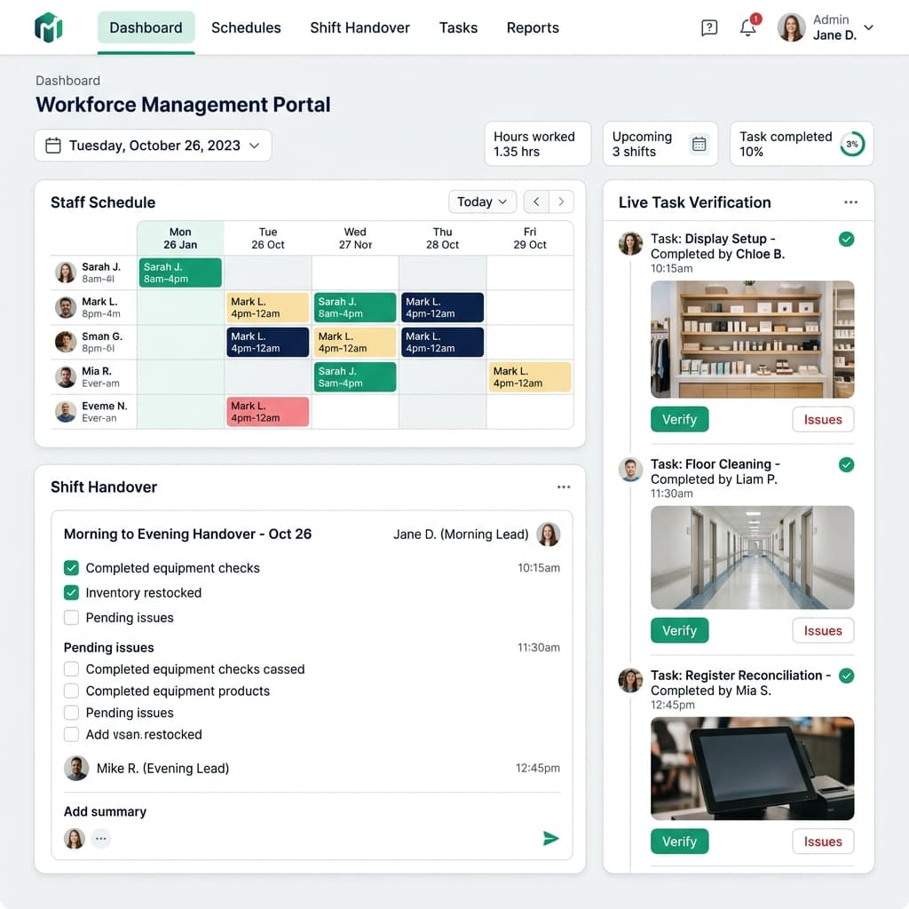 Workforce Management Interface